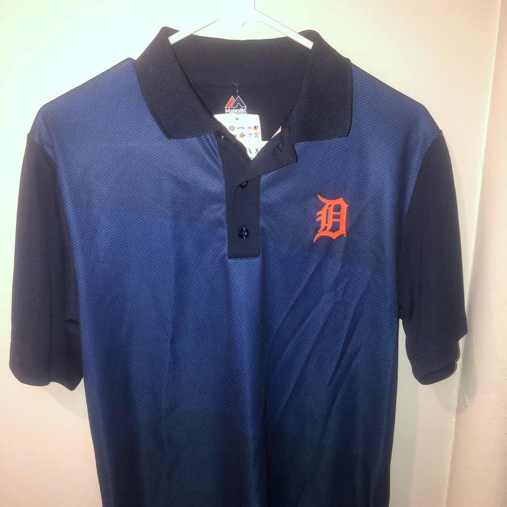 Men’s Detroit Tigers Majestic Polo - New w/ tag